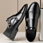 1pair Men's British Business Dress Shoes Breathable Non-slip Sweat-absorbing Pointed Casual Shoes Men's Shoes Size 39-47