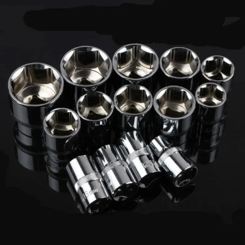 Portable 12PCS Bike Repair Tool Kit Multifunction Socket Wrench Set for Motorcycle Auto Boat Hardware Repair