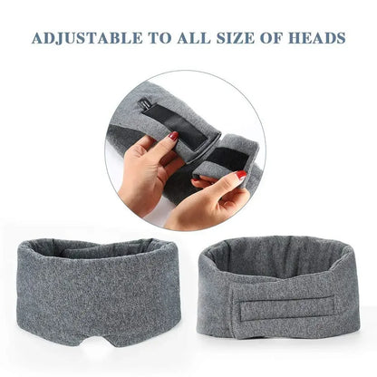 100% Handmade Cotton Sleep Mask Blackout Comfortable Breathable Eye Mask for Sleeping Adjustable  Travel Eyepatch Sleeping Mask