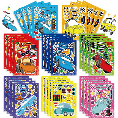 Cars Lightning McQueen Birthday Tableware Set Paper Cups Plates Tablecloth Napkins Banner Gift Bags Festive Event Essentials
