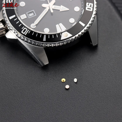 Green Luminous Pip Suitable for Omega Seamaster 300 Bezel Insert Lume Pip 12 Clock Scale Watch Bezel Luminous Pearl Replace Part