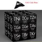 3x3x3 Magic Puzzle Cube Math Chemistry Element Physical Kids Puzzle Cube with Base Magico Cubo Children's Gifts Educational Toys