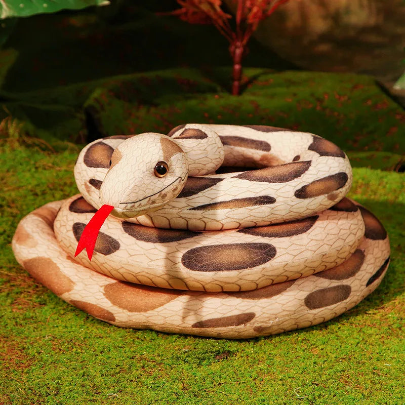 Stuffed Snake 300cm Real Life Snake Plush Toy Giant Boa Cobra Simulation Long Snake Plush Doll Creative Decor Birthday Gifts