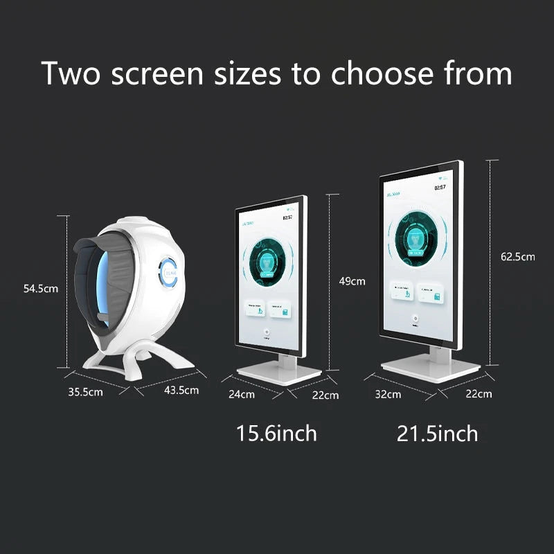 JLM Ai Smart Skin Detector Magic Mirror Skin Multi-spectrum Facial Analysis UV Layer Moisture Spectrum Analyzer Machine