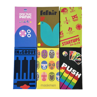 In a Grove / Nine Tiles Panic / Fafnir / SCOUT – A Strategic Push Board Game for Family Nights and Parties Games