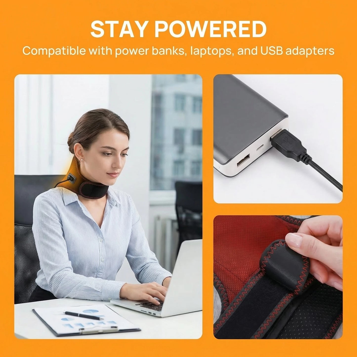 Tourmaline Self-heating Neck Belt Neck Support Massager 1Pcs Protection Spontaneous Heating Belt Health Care Dropship