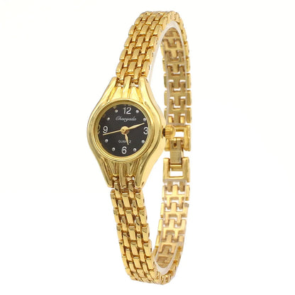 10pcs Women Bracelet Watch Golden Relojes Small Dial Quartz leisure Watch Popular Wristwatch Hour female ladies elegant watches