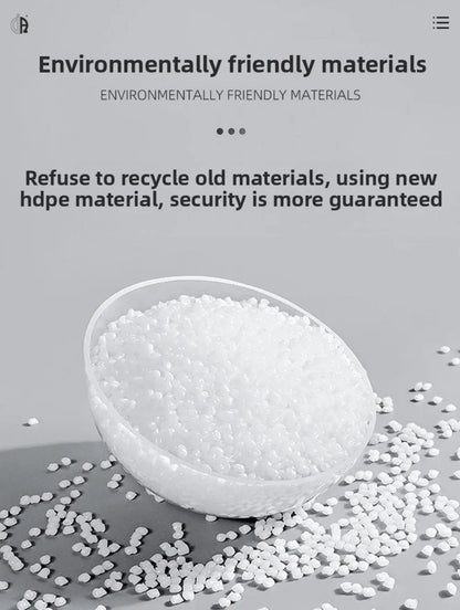 1/2/3/4/5/6/10L Plastic Airtight Bottle with Lid Food Grade HDPE Bucket Sealed Large-Capacity Oil Jerrican Gel Shampoo