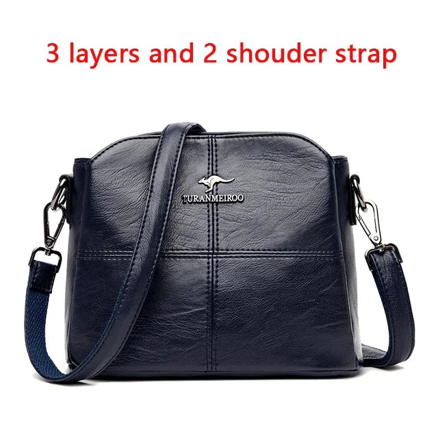 Casual Women's Bag High Quality Pu Leather Shoulder Bags for Women 2022 Ladies Crossbody Bag Purses and Handbags Luxury Designer