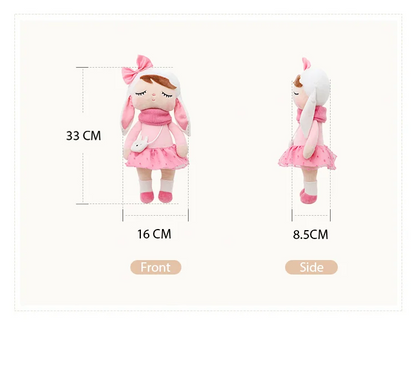 Original Metoo 33cm Angela Plush Doll Kawaii Rabbit And Cute Unicorn Fox toy Boy Girl Birthday Gift For Kids Toys