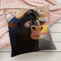Cute Cartoon Ferdinand Pillow Case Pillowcase Anti-dustmite Pillow Invisible zipper silky short plush Sofa cushion cover