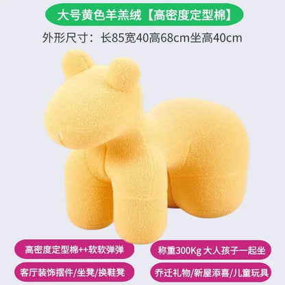 Modern creative single sofa ornament gift living room chairs Design Relaxing chair home furniture lint Pony stool chair