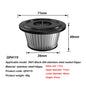 Vacuum Cleaner Filter Element Haipa Professional Non-Woven Fabric Filter Element For Car Vacuum Cleaners 71x36x47mm LT116 model