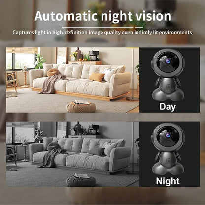 8MP Wifi Security Camera Indoor HD Baby Monitor Smart Home Two Way Audio Tracking Night Night Vision Robot PTZ IP Cameras