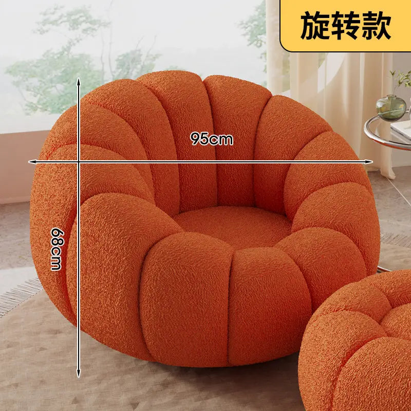 Lazy sofa single double pumpkin sofa reclining sleeping cloud swivel chair bedroom Internet celebrity sofa balcony sedentary