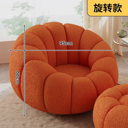 Lazy sofa single double pumpkin sofa reclining sleeping cloud swivel chair bedroom Internet celebrity sofa balcony sedentary