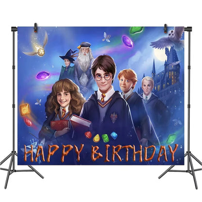 Harry Potter Theme Party Favors Gifts Bag Slap Bracelets 50pcs Stickers Keychains Birthday Souvenir Supplies Classroom Rewards