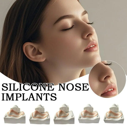 Realistic Silicone Prosthetic Nose & Chin Reusable Hypoallergenic Special Effects Makeup for Cosplay Photography