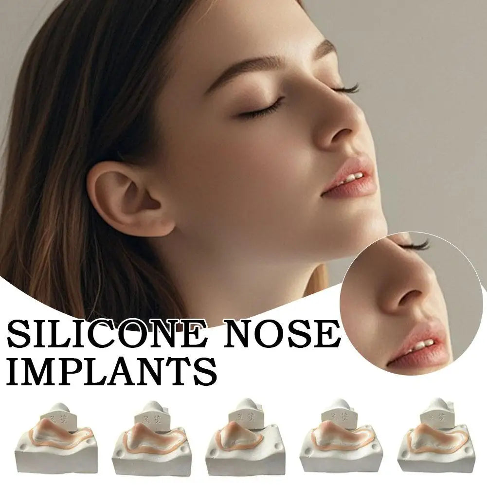 Realistic Silicone Prosthetic Nose & Chin Reusable Hypoallergenic Special Effects Makeup for Cosplay Photography