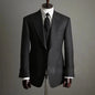 Elegant Men's Wedding Suit Brown Striped Formal Office Wedding Groom 3-Piece Blazer Vest Pants Set for Business Office