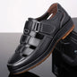 Men's Slip-on Hollow-out Loafers, Summer Comfortable Breathable Cutout Shoes, Non-slip for Outdoor & Driving-XH9608