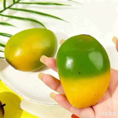 Squishy Fruit Grapes Fidget Toy Squeeze Stress Relief Hand Toy Anti-Anxiety Fruit Stretchy Slow Rising Toy Creative Sensory Toy