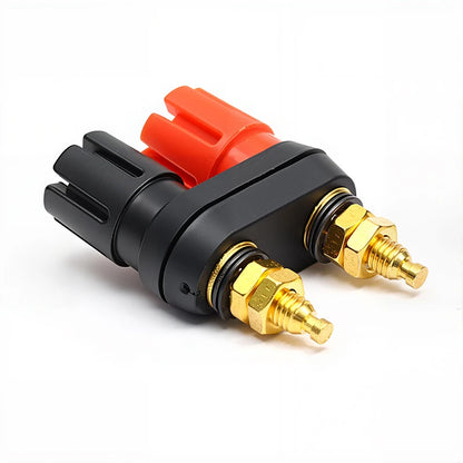 Professional Dual Female Banana Socket Binding Post Speaker Connector for Audio Amplifiers