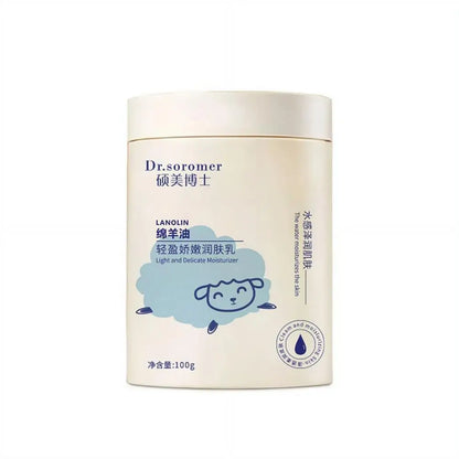 2PCS Lanolin Body Lotion Lanolin Moisturizing Skin Cream for Dry Skin Deep Hydrating Hand Body Lotion Non-Greasy Fast-Absorbing