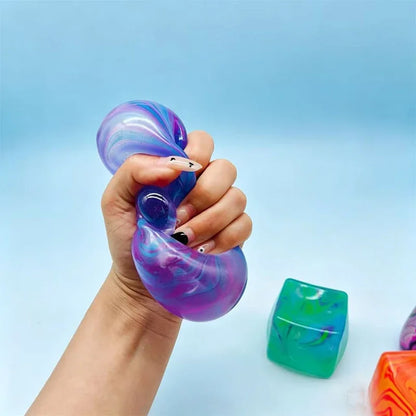 Squeeze Ice Cube Maltose Stress Relief Toys Sensory Desk Cube for Adults & Kids - Perfect Anxiety Relief Ornament