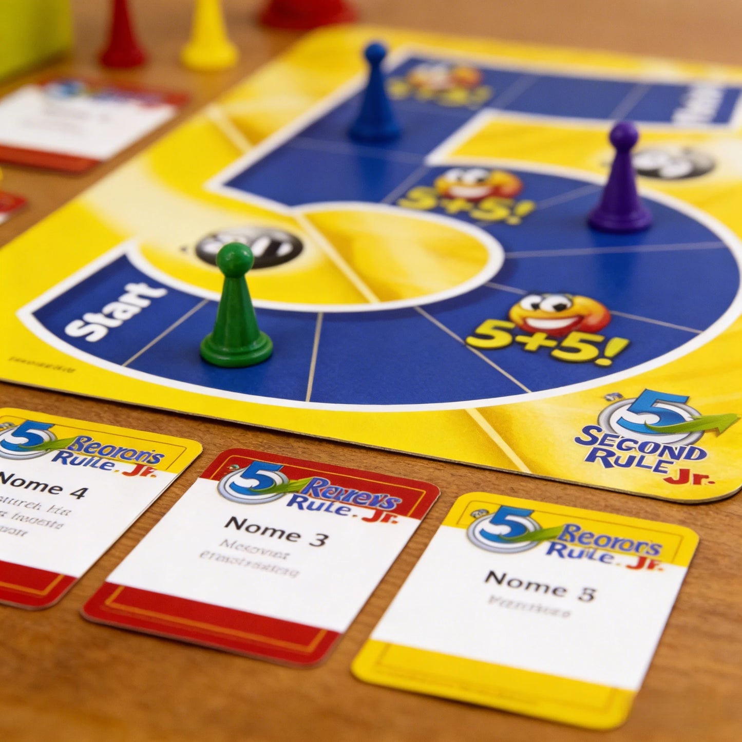5 Second Rule Jr. Five Second Rule Children's Edition Fast-paced puzzle board game Family interactive party game