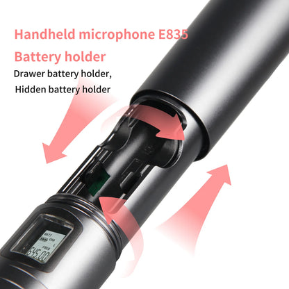 SENNESAI Ew100g3 Professional Dual Wireless Microphone Stage Performance 2 Channels 600-699MHz UHF Karaoke Metal Handheld