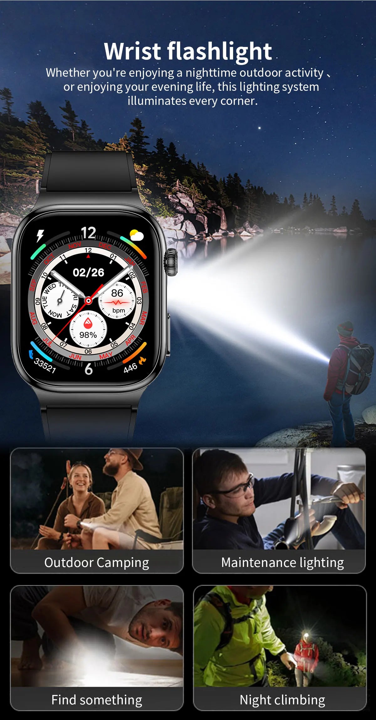 New Blood Lipids Uric Acid Blood pressure Smart Watch Men ECG+PPG Fitness Tracker Clock Heart Rate Bluetooth call Smart watches