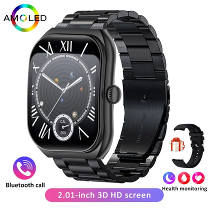 2025 New  Smart Watch Women Heart Rate Health Monitoring Voice Assistant BT Calling IP68 Waterproof Sports Smartwatch Men