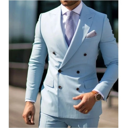 Men's Wedding Tuxedo Suit Formal Sparkling Orange Burnt 2-Piece Suit with Metal Button Trabajo Daily Wear