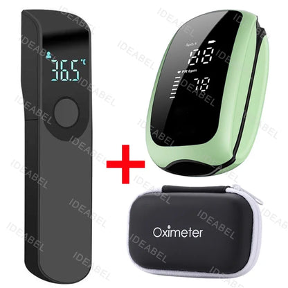 Rechargeable Medical Oximeter Strap Lanyard Fingertip Pulse Oximeter Blood Oxygen Saturation Monitor Digital LED Display Child