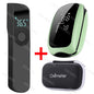 Rechargeable Medical Oximeter Strap Lanyard Fingertip Pulse Oximeter Blood Oxygen Saturation Monitor Digital LED Display Child
