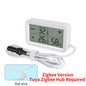 Tuya WiFi Zigbee Temperature Humidity Sensor With External Probe for Smart Home APP Remote Control Work with Yandex Alexa