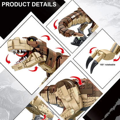 Dinosaur Toys Jurassic Park Indominus Rex Dinosaur World Building Blocks Mosasaurus Tyrannosaurus Bricks DIY Toys Children Gifts