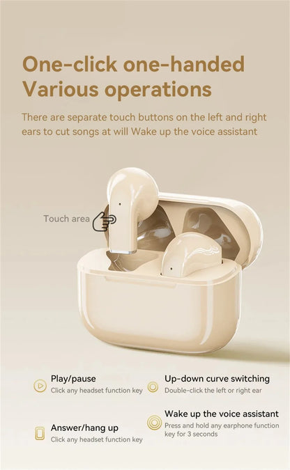 New Arrival True Wireless TWS In Ear Headphones Dynamic Sound Noise Cancelling Bluetooth Earbuds Long Battery Life Sports