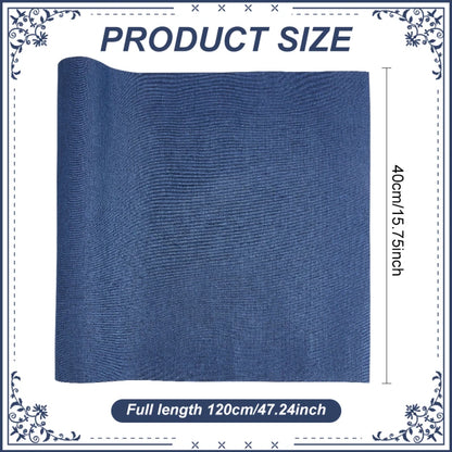 47x15.7 Inch Binding Cloth Linen Cover Fabric Surface Cloth for Binding Upholstery Fabric for Protection DIY Crafts Scrapbooking