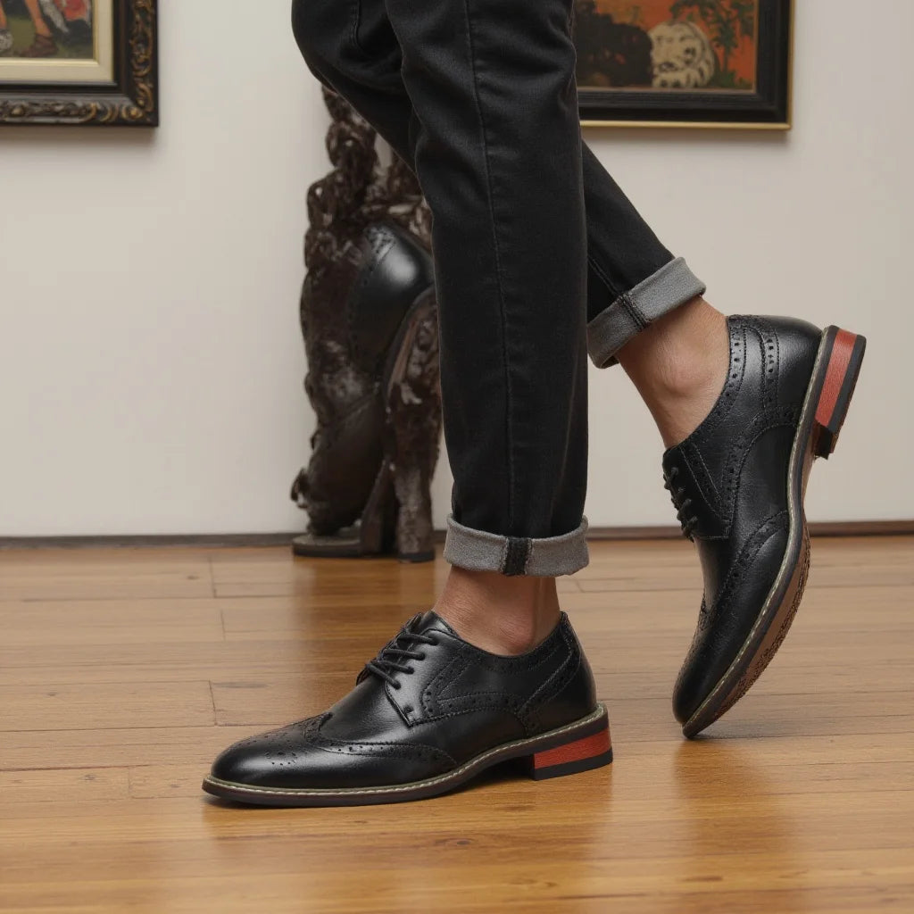 Social Male Shoe Gentleman'S Stylish Comfortable Business Wedding Shoes