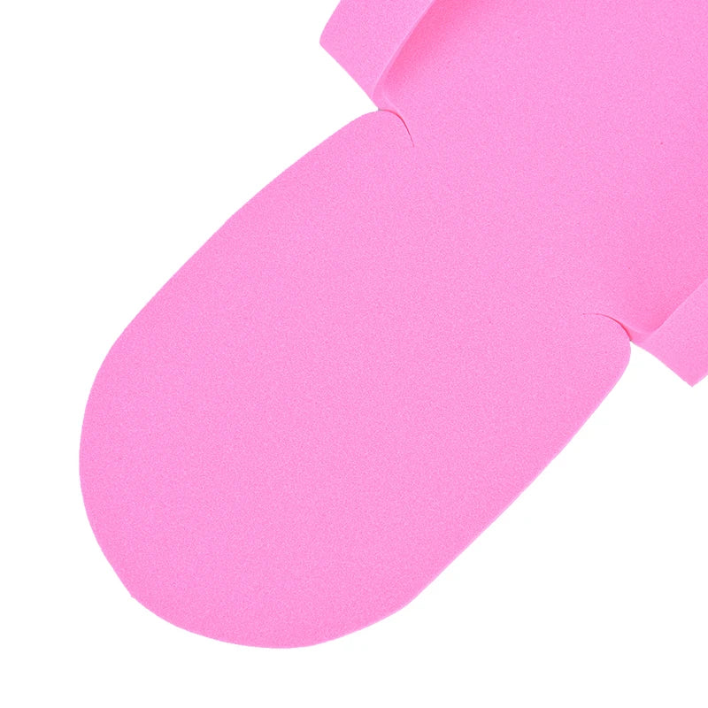 12 Pairs Random Color Disposable Foam Slippers Pedicure Slippper For Salon Spa Pedicure Foot Flip Flop Slippers