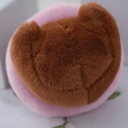 Swimming Ring Capybara Plush Capybara Keychain Stuffed Animals Cute Toy Capybara Bag Pendant Headgear Capybara Doll