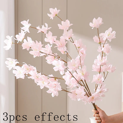 1Pcs Artificial Flowers Bouquet 110CM Long Fake Flower For Home Decor Party Supplies Garden Wedding Decoration Vase Accessories