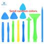 12pcs Mobile Phone Repair Opening Tool Screen Repair Kit Plastic Spudger Disassemble Pry Tools for iPhone Electronics Tool Kit