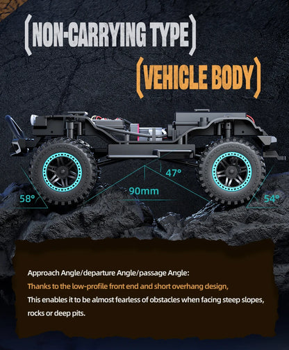 2025 ZLL SG206 PRO/MAX 1:20 2.4G Brushless Four-Wheel Drive Racing Climbing Cool Light Remote Control High-Speed Toy Car Gift