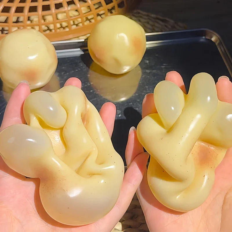Squishy Potato Stress Ball Fidget Toy with Vaseline Plasticity Soft Feel No Rebound Anti-Stress ASMR Sensory Squeeze Toy