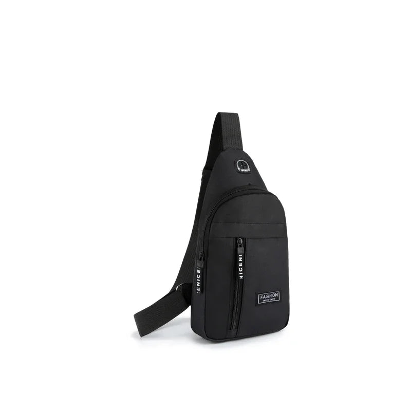 Men's Crossbody Bag Single Shoulder New Trend Chest Bag Fashionable and Portable Men Shoulder Bag