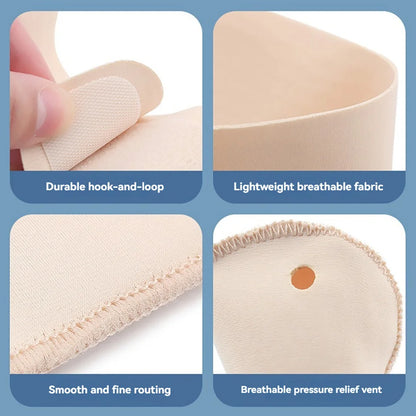GOBYGO 1Pcs Hallux Valgus Corrector Toe Separation Corrector Lightweight And Adjustable Wearable Shoes Ankle Support Men Women