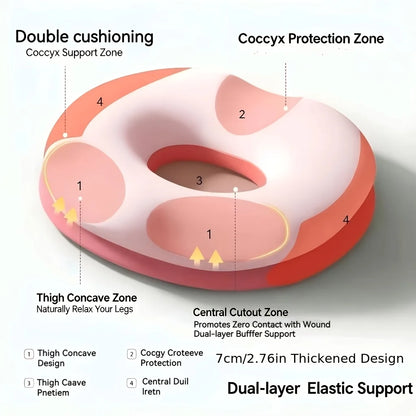 Pillow Comfort Donut Seat Cushion Sofa Hemorrhoid Memory Foam Anti Hemorrhoid Massage Tailbone Pillow Car Seat Cushion Gifts